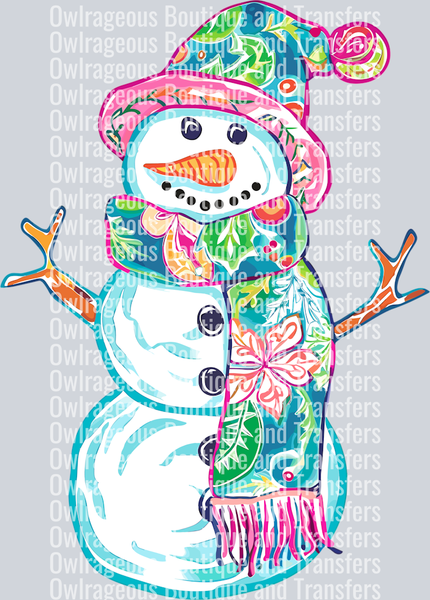 preppy snowman