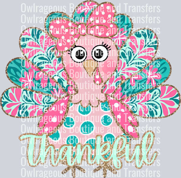 Thankful Colorful Turkey
