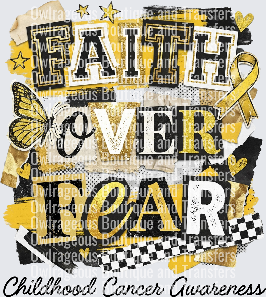 faith over fear childhood cancer