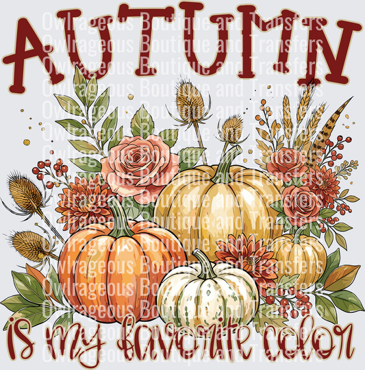 AUTUMN IS MY FAVORITE COLOR