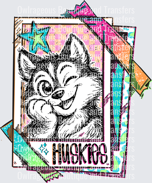 neon huskies