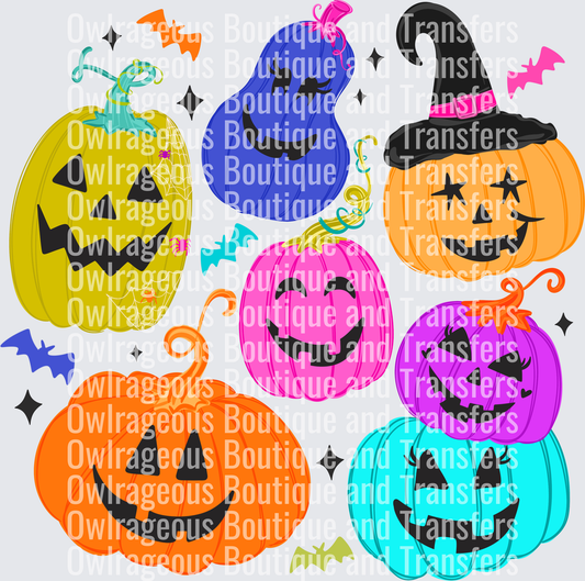 colorful pumpkins