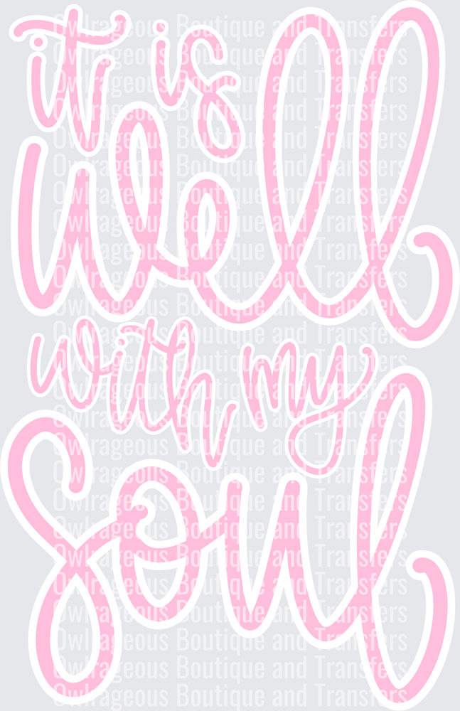 It is well with my soul