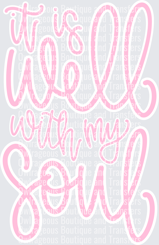 It is well with my soul