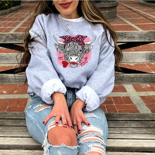 Valentines Cow Tee