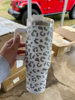 IN stock 40 oz tumblers (leopard, Cow, Solid)