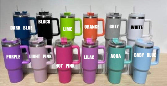 IN stock Solid 40 oz tumblers