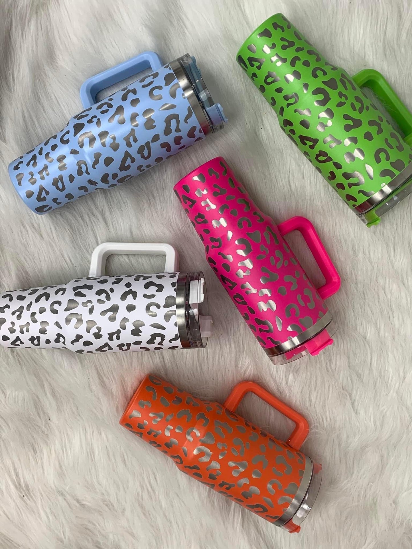 IN stock 40 oz tumblers (leopard, Cow, Solid)