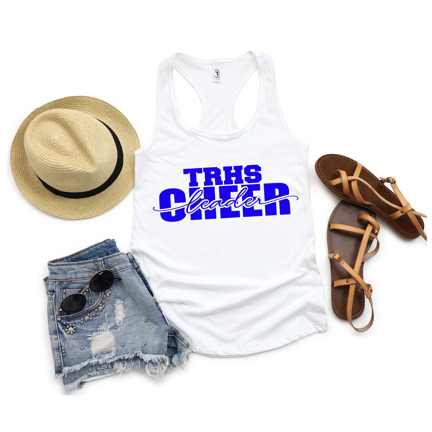 TRHS CHEER WHITE TANK